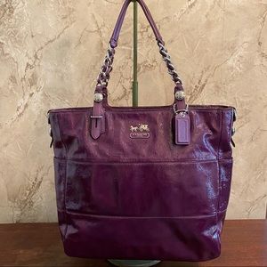 Coach Tribeca Patent Leather Large Tote